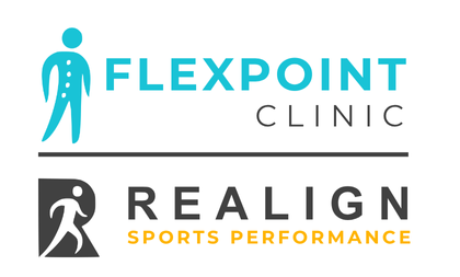 FlexPoint Clinic and Realign Sports Performance rectangle logo